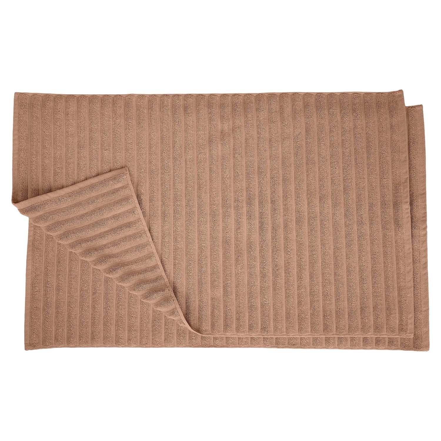 Ribbed Bath Mat Set of 2, Soft & Absorbent 1000 GSM Cotton Bathroom Mats - Picture 26 of 30