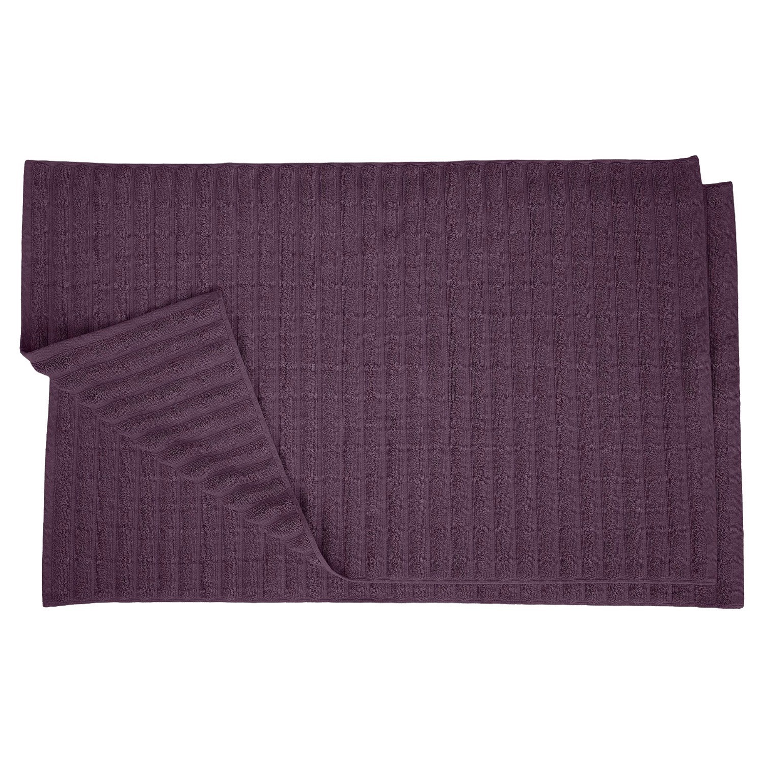Ribbed Bath Mat Set of 2, Soft & Absorbent 1000 GSM Cotton Bathroom Mats - Picture 17 of 30