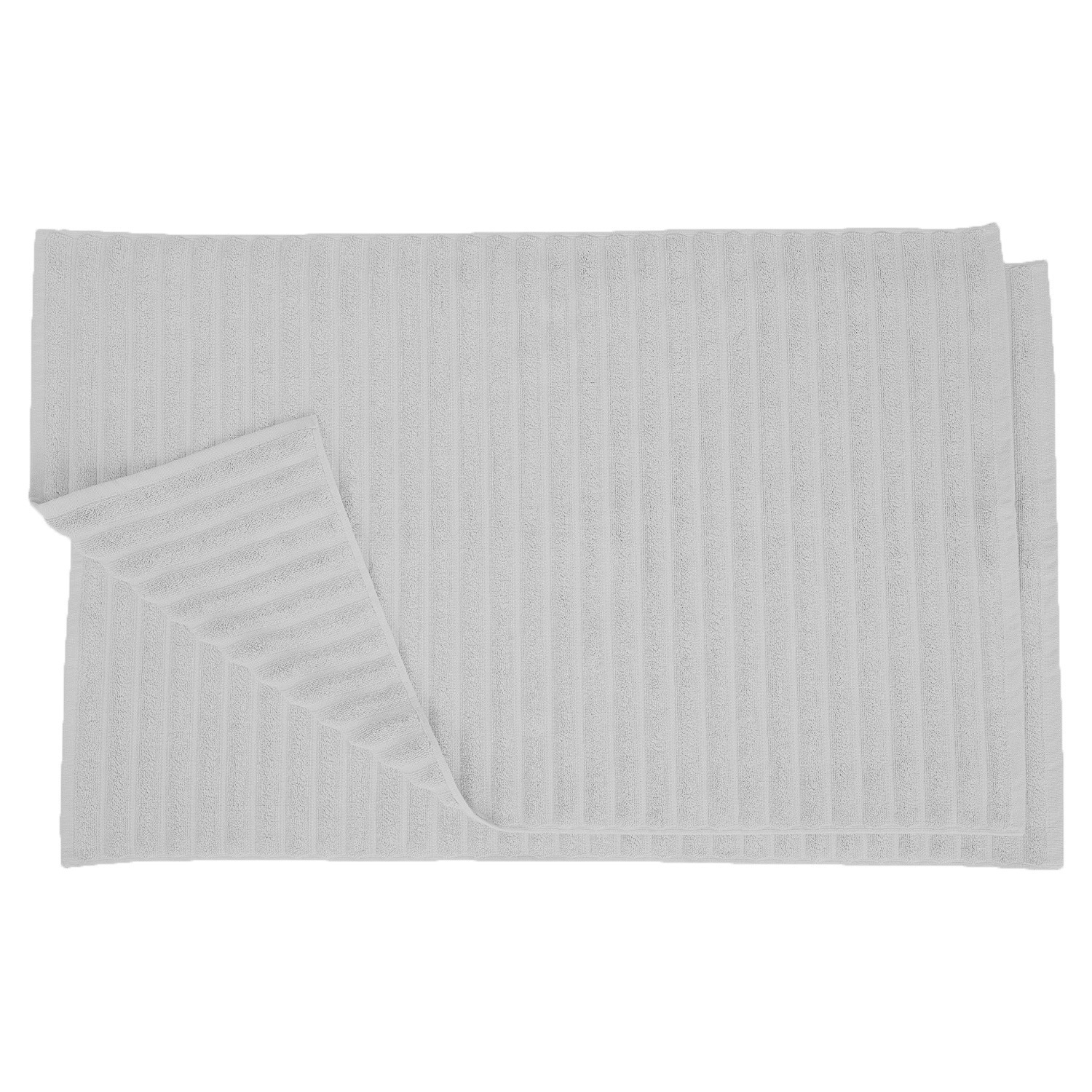 Ribbed Bath Mat Set of 2, Soft & Absorbent 1000 GSM Cotton Bathroom Mats - Picture 16 of 30