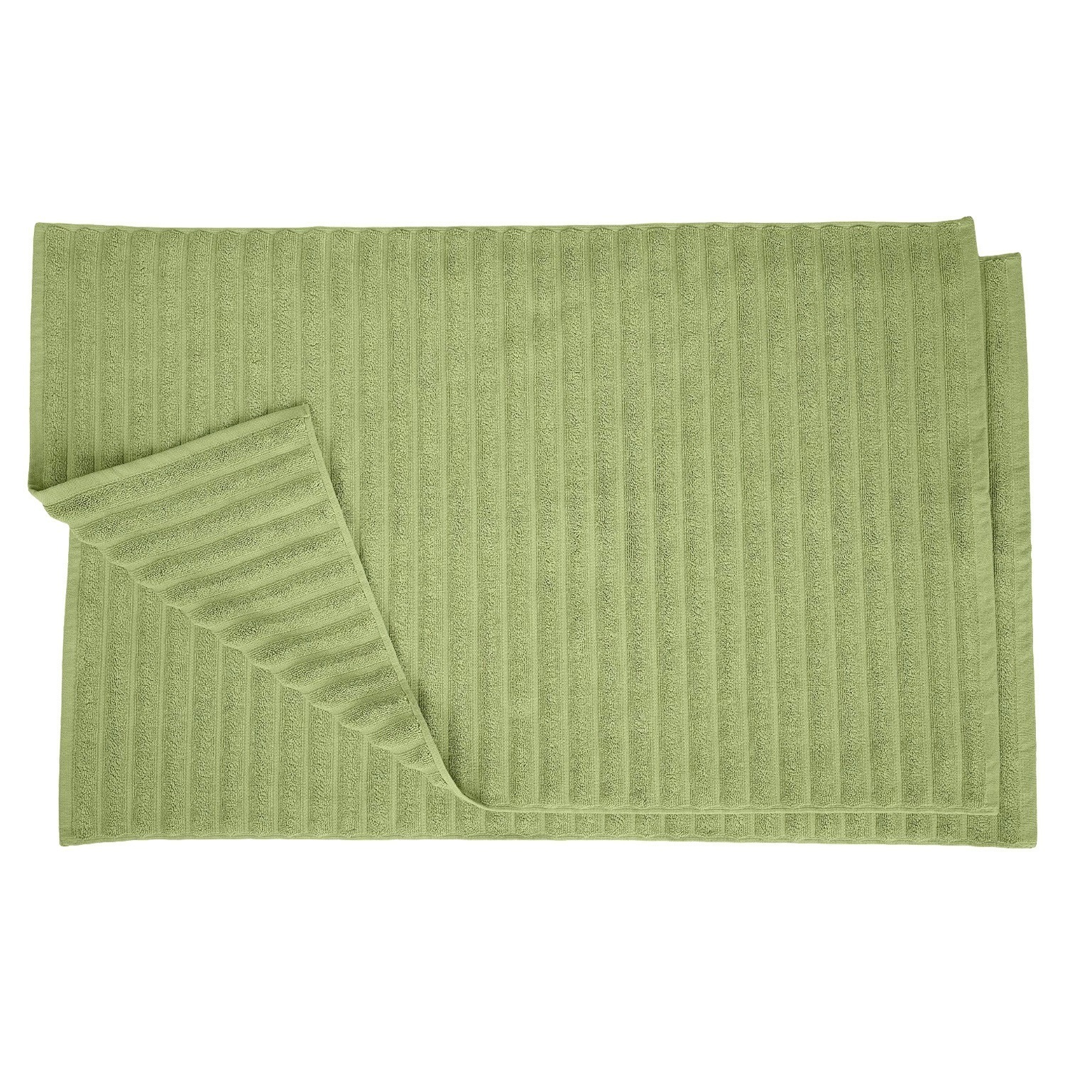 Ribbed Bath Mat Set of 2, Soft & Absorbent 1000 GSM Cotton Bathroom Mats - Picture 21 of 30