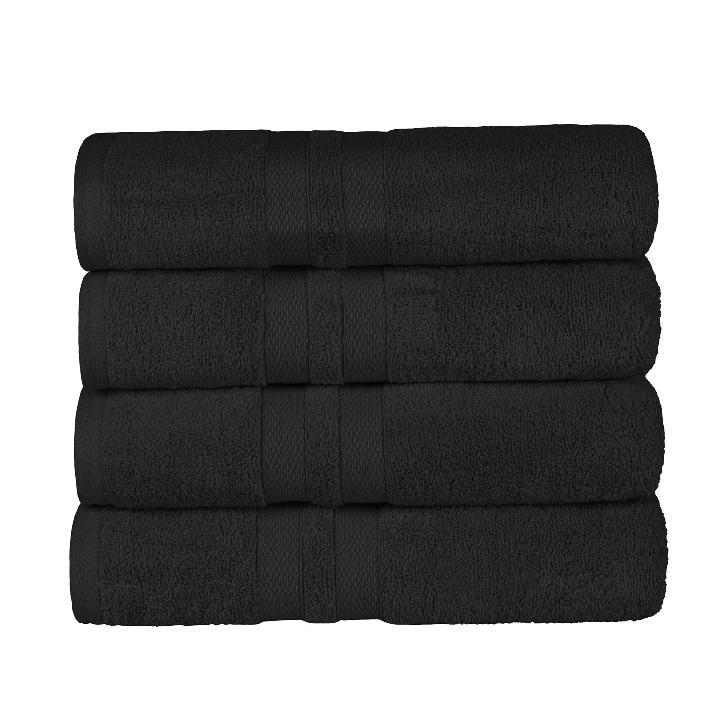 Juego de 4 toallas de baño de algodón 500 GSM, suaves, absorbentes y de secado rápido - Imagen 13 de 26