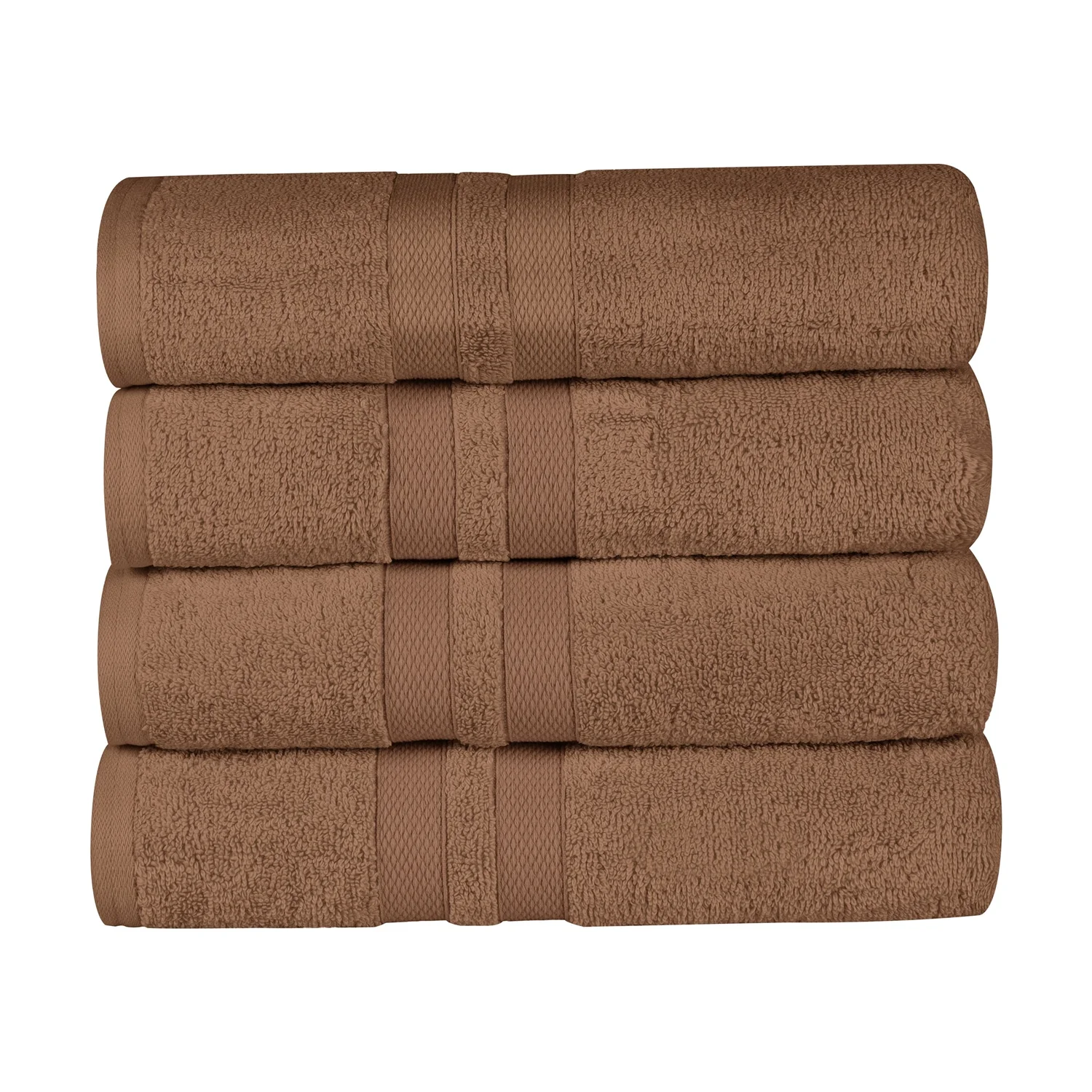 Juego de 4 toallas de baño de algodón 500 GSM, suaves, absorbentes y de secado rápido - Imagen 14 de 26