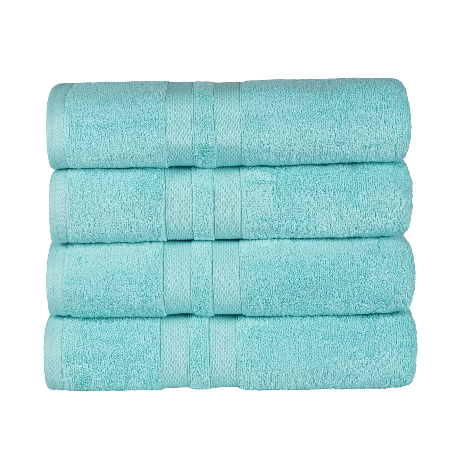 Juego de 4 toallas de baño de algodón 500 GSM, suaves, absorbentes y de secado rápido - Imagen 16 de 26