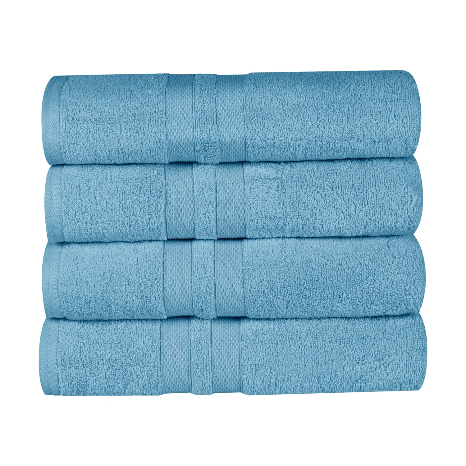 Juego de 4 toallas de baño de algodón 500 GSM, suaves, absorbentes y de secado rápido - Imagen 18 de 26