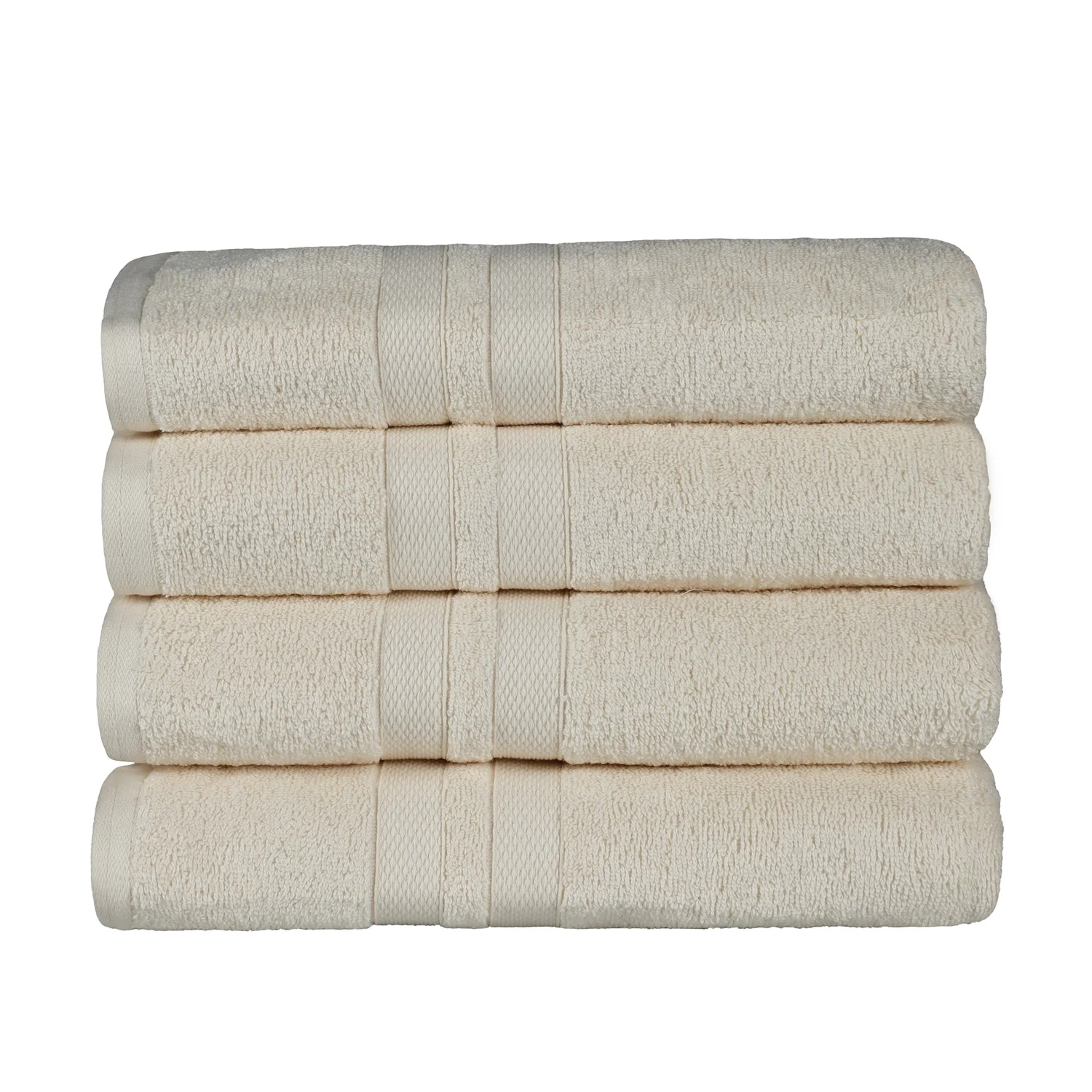 Juego de 4 toallas de baño de algodón 500 GSM, suaves, absorbentes y de secado rápido - Imagen 20 de 26
