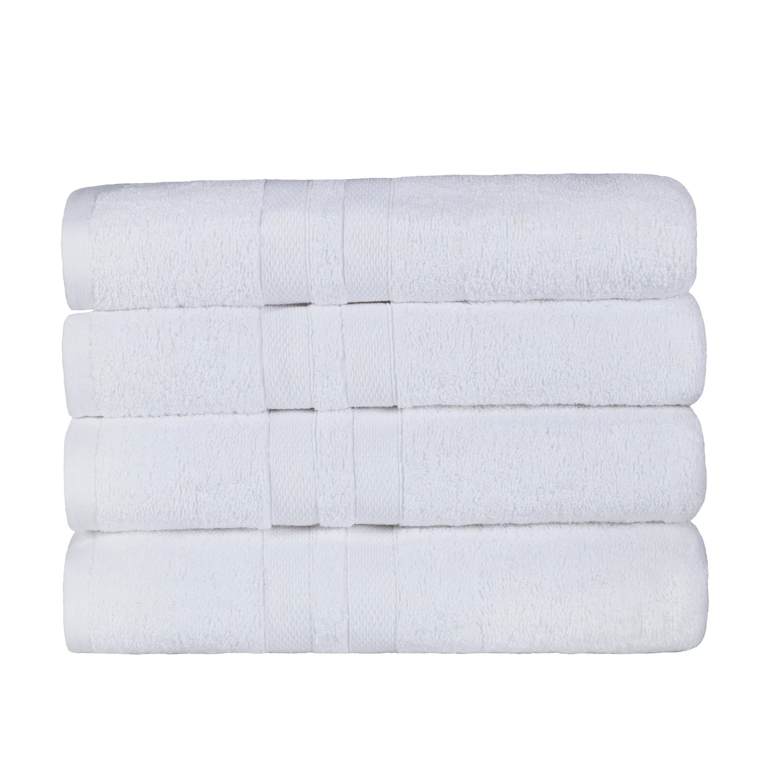 Juego de 4 toallas de baño de algodón 500 GSM, suaves, absorbentes y de secado rápido - Imagen 25 de 26