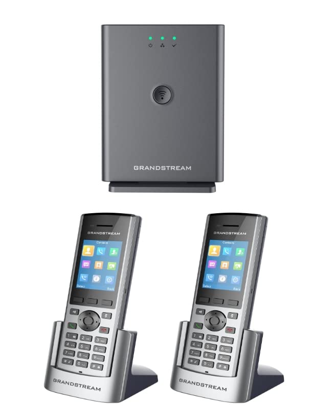 Estación base Grandstream DP752 de largo alcance DECT + unidades DP730 DECT HD teléfono nuevo - Imagen 10 de 10