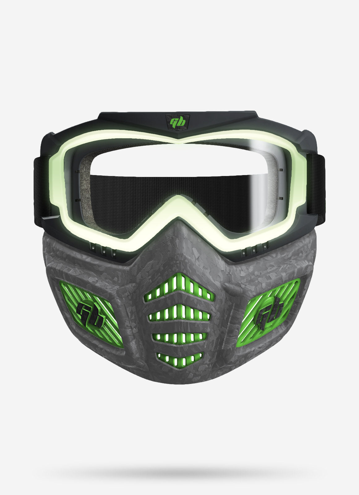 Gel Blaster Elite Face Mask - Glow in The Dark - for Ages 14+
