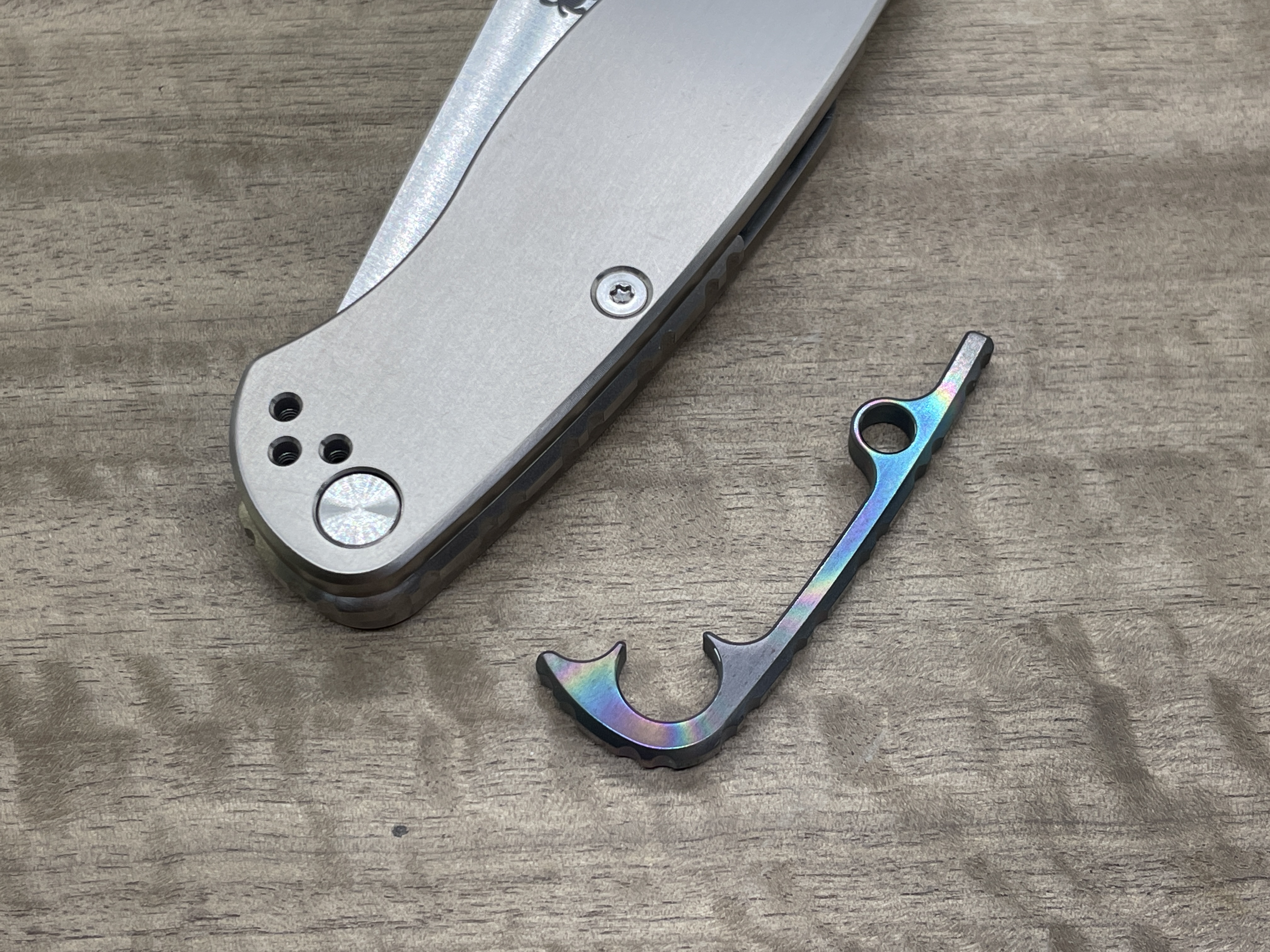 Zirconium Gear BACKSPACER for Spyderco PM2 Paramilitary 2 MetonBoss