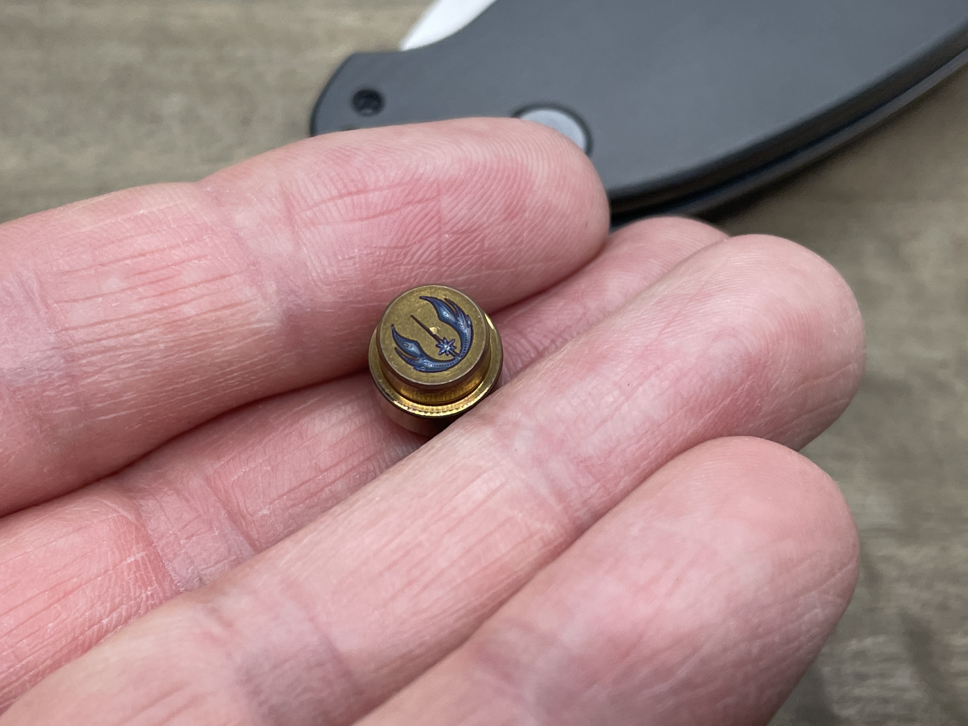 Titanium lanyard hole stopper for MANIX 2 Spyderco - Picture 61 of 66
