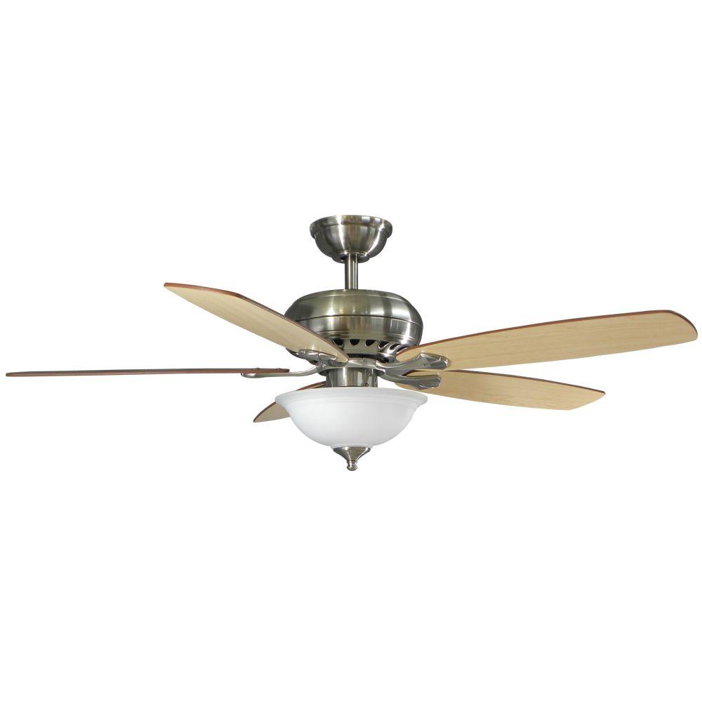 Hampton Bay Southwind 52 Led Brushed Nickel Ceiling Fan