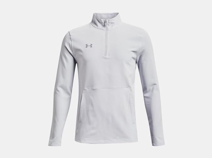 1372499 Youth Motivate Long Sleeve Jacket 1/4 zip - Picture 2 of 7