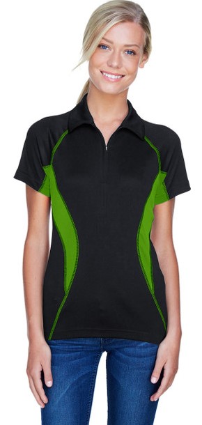 78657 North End Ladies Serac UTK Performance Zippered Polo - Picture 2 of 6