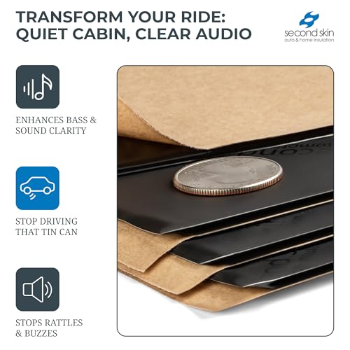 Second Skin Damplifier Pro Car Sound Deadening Material, 30 Sq Ft