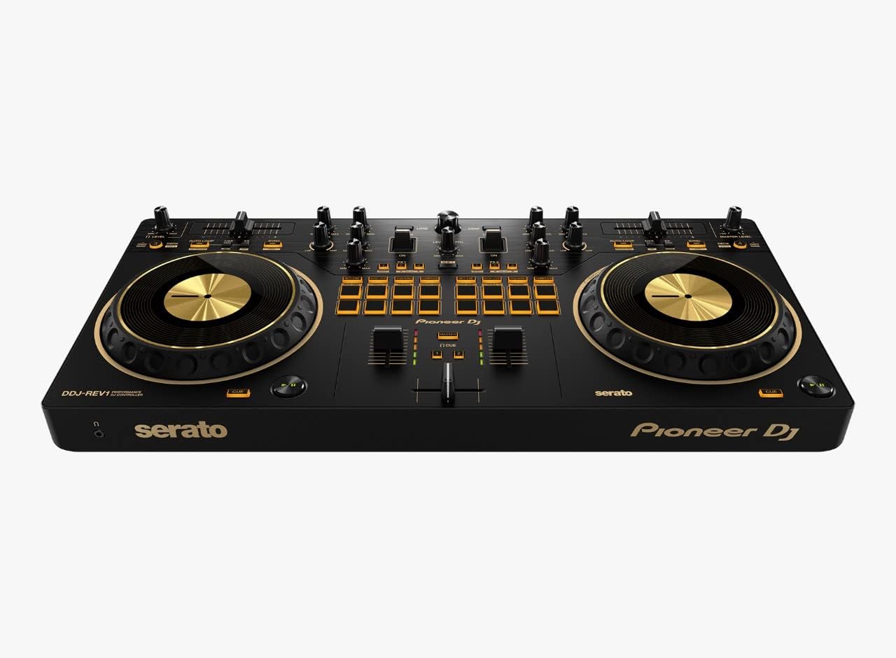 Pioneer DJ DDJ-REV1-N Serato Performance DJ Controller in Limited-Edition Gold