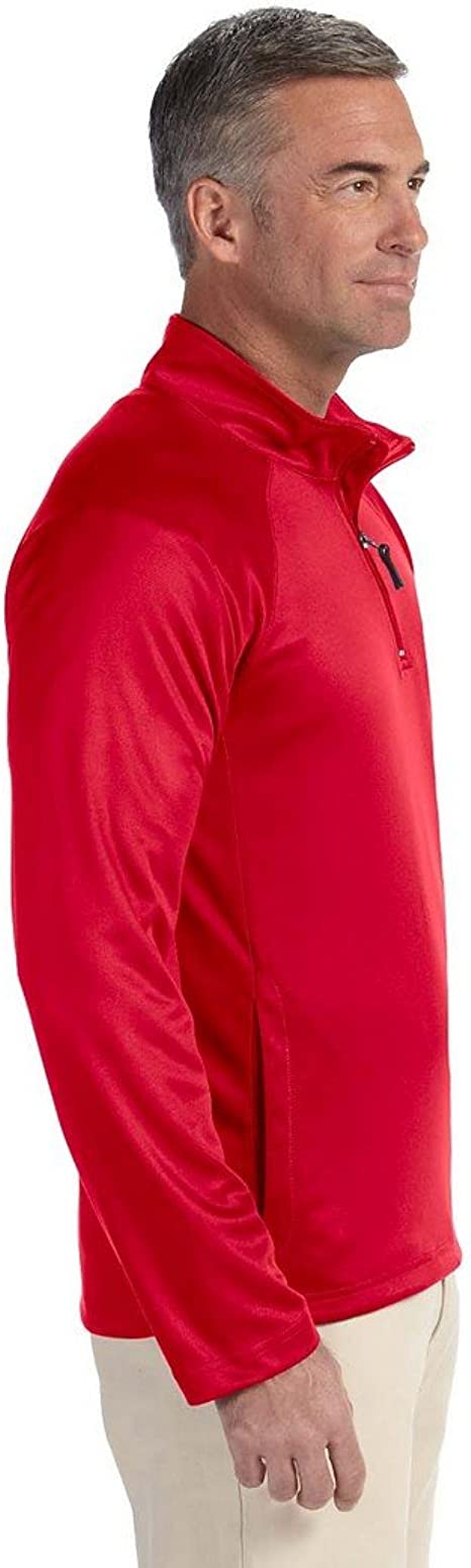 DG440 Devon & Jones Men’s Stretch Tech-Shell Compass Quarter-Zip