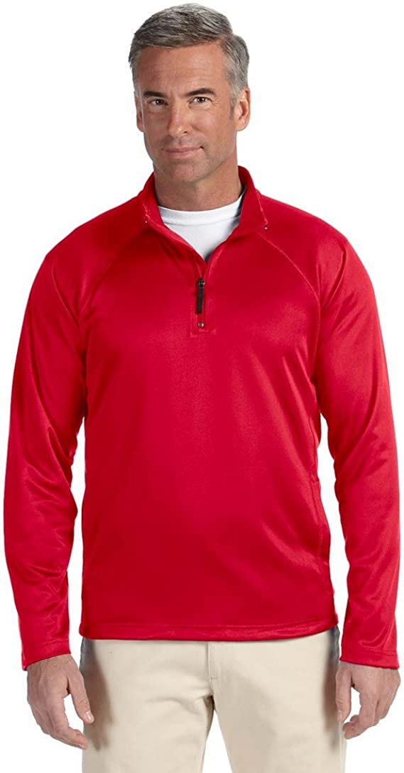 DG440 Devon & Jones Men’s Stretch Tech-Shell Compass Quarter-Zip