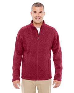 DG793 Devon & Jones Men's Bristol Full-Zip Sweater Fleece Jacket - Picture 2 of 5