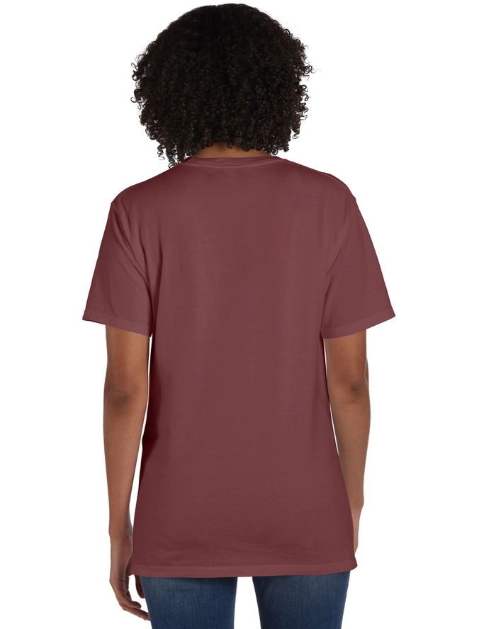 GDH150 Hanes Unisex Comfort Wash Garment Dyed Short Sleeve Pocket Tee - Picture 8 of 8