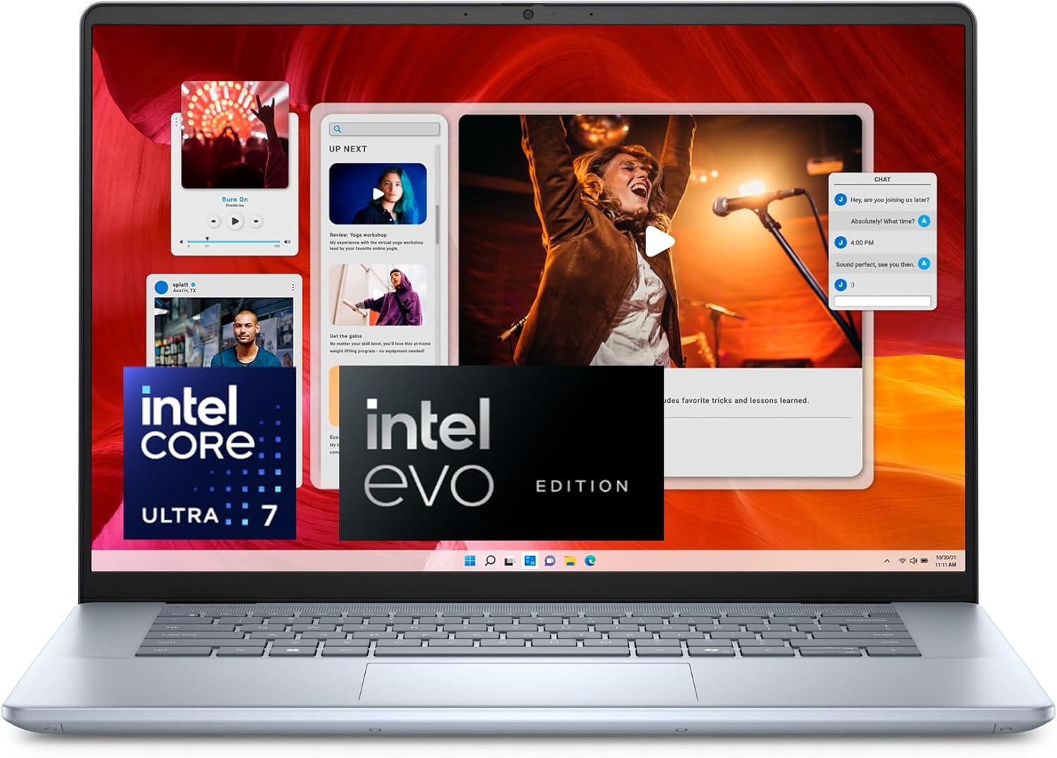 DELL INSPIRON PLUS 16″ FHD+ TOUCH ULTRA 7 155H 16GB 1TB SSD +FPR – ICE BLUE