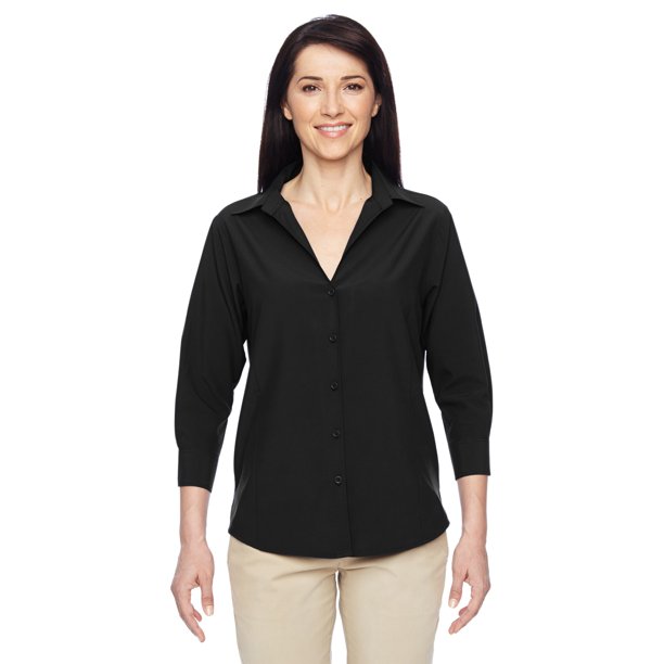 Спортивная рубашка Harriton Ladies Paradise с рукавом 3/4 M610W