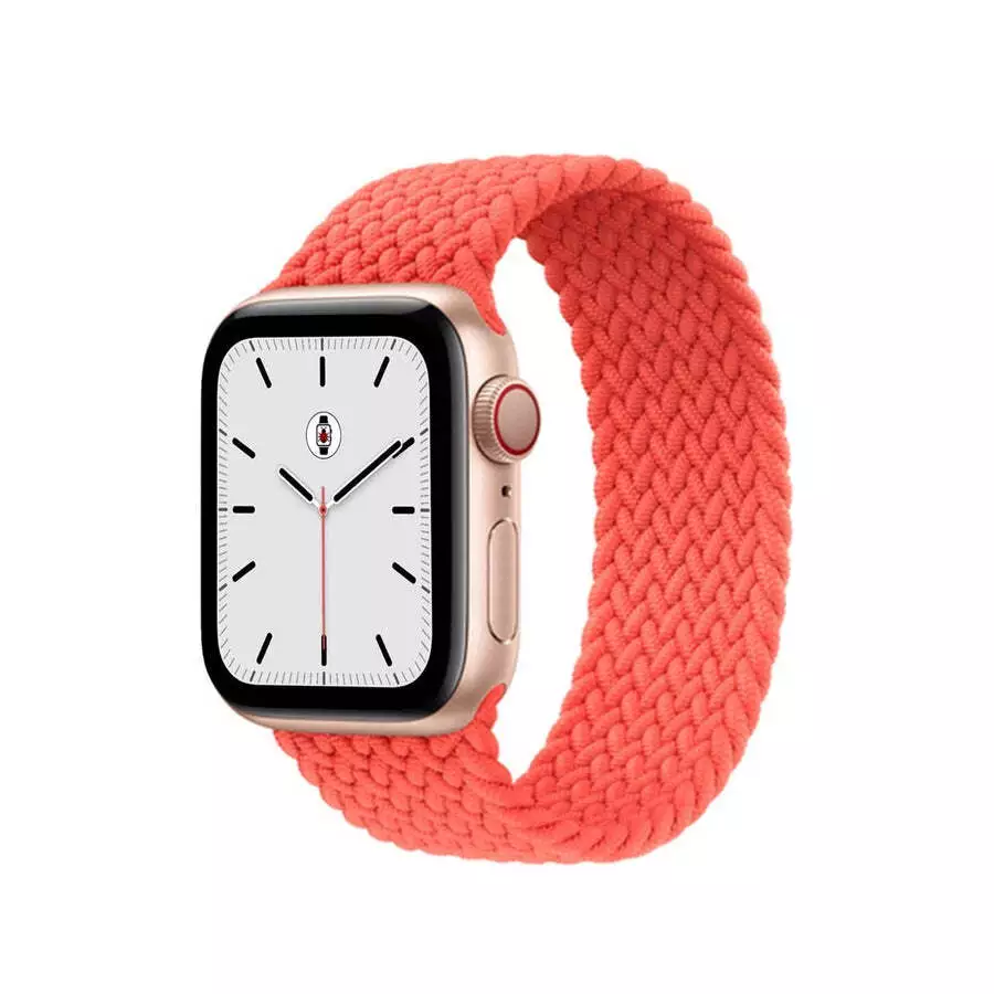 APPLE WATCH 40MM BRAIDED SOLO LOOP SIZE 3 - SIZE: ELECTRIC ORANGE - Picture 2 of 3