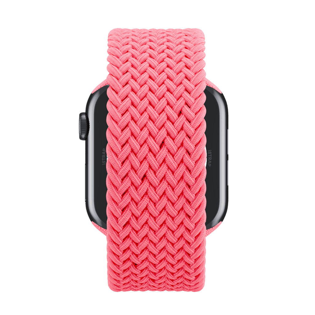 APPLE WATCH BAND GEFLOCHTEN SOLO 45MM, GRÖSSE 7 - GUAVA - Bild 4 von 5