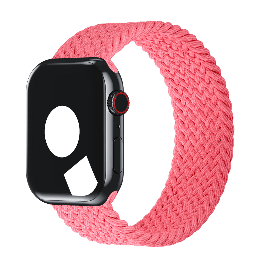 APPLE WATCH BAND GEFLOCHTEN SOLO 45MM, GRÖSSE 7 - GUAVA - Bild 1 von 5