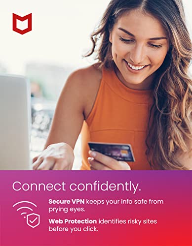 MCAFEE TOTAL PROTECTION 10 DEVICE ANTIVIRUS INTERNET SECURITY MAILED KEY CARD - Afbeelding 2 van 5
