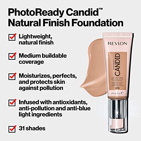 Revlon PhotoReady Candid Natural Finish Foundation Choose Color - Picture 66 of 86