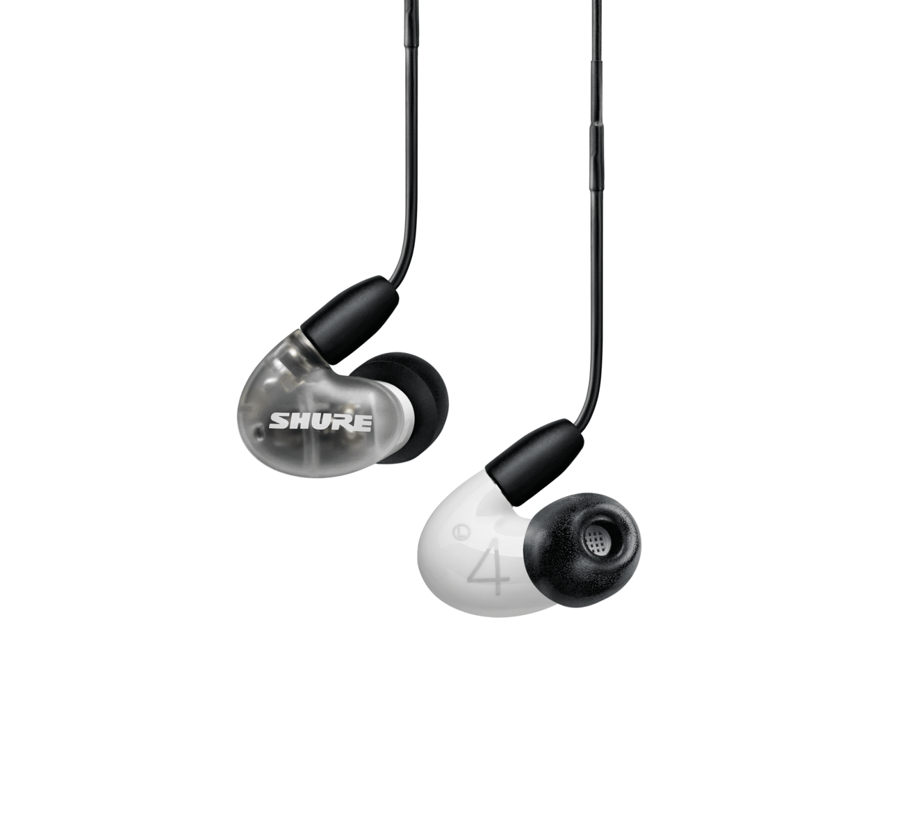 ジャンクSHURE AONIC 4 Shure Aonic 4 Sound Isolating Earphones Smoke Gray White for sale