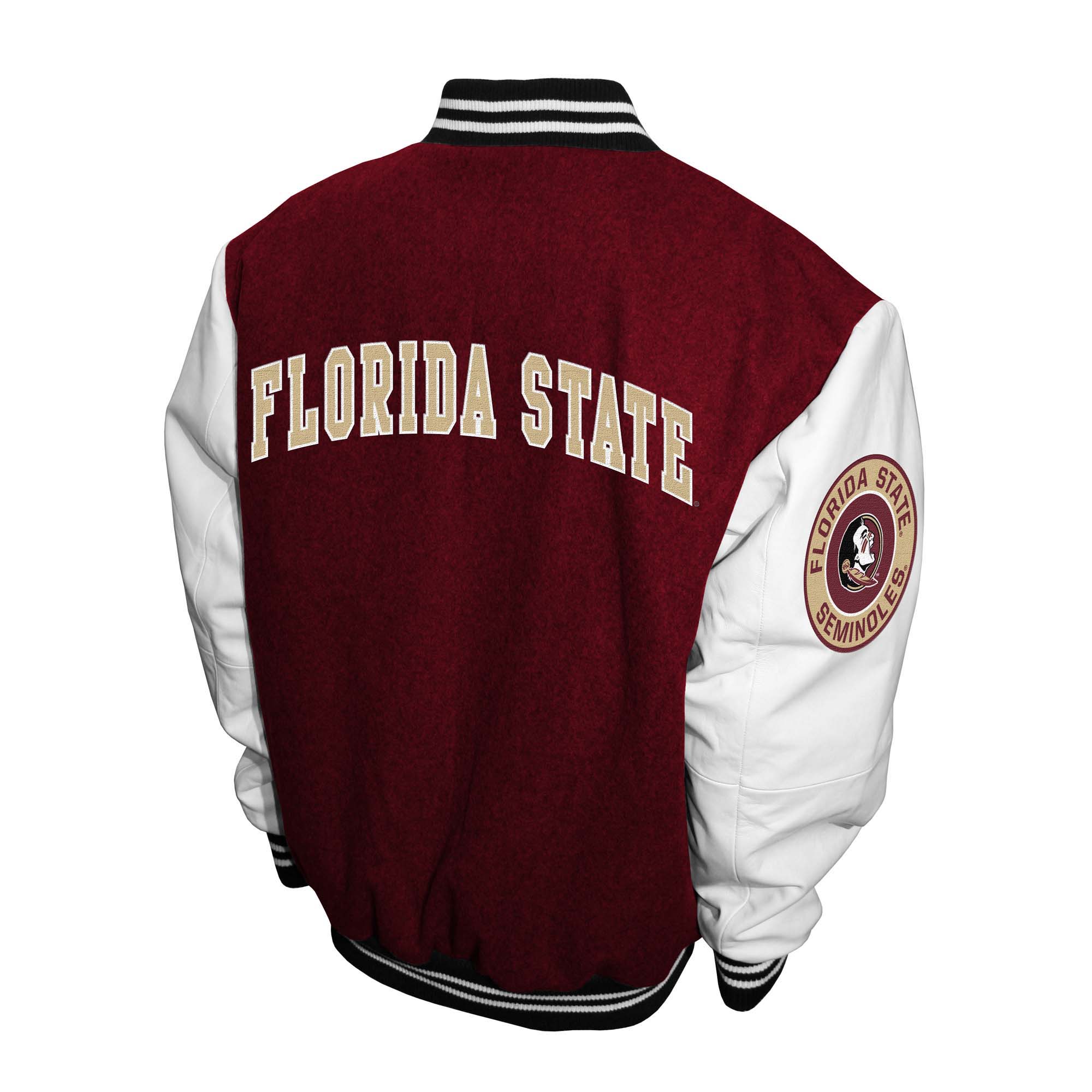 Franchise Club Mens NCAA Wool Varsity Letterman Jacket - Picture 17 of 29