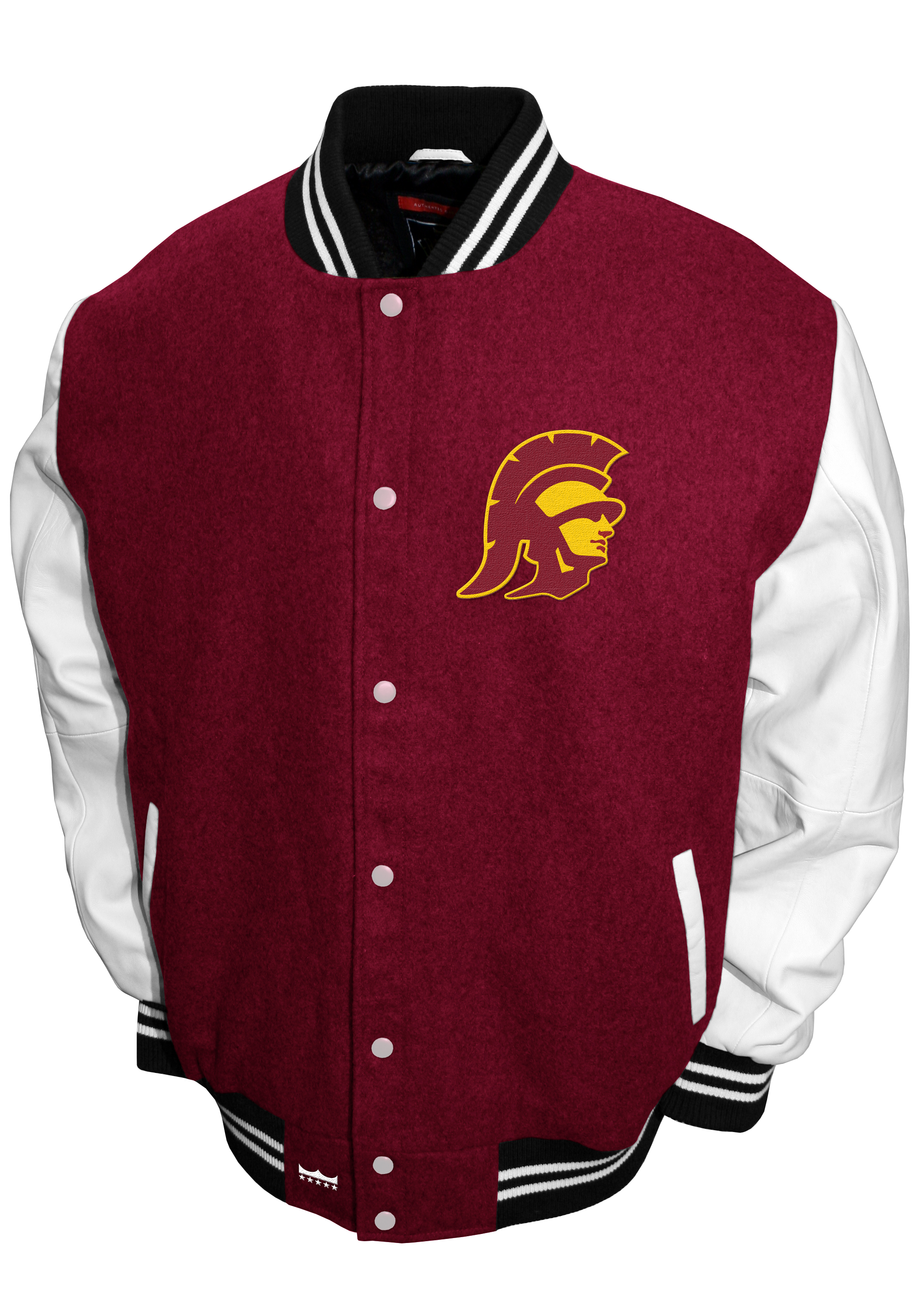 Franchise Club Mens NCAA Wool Varsity Letterman Jacket - Picture 10 of 29