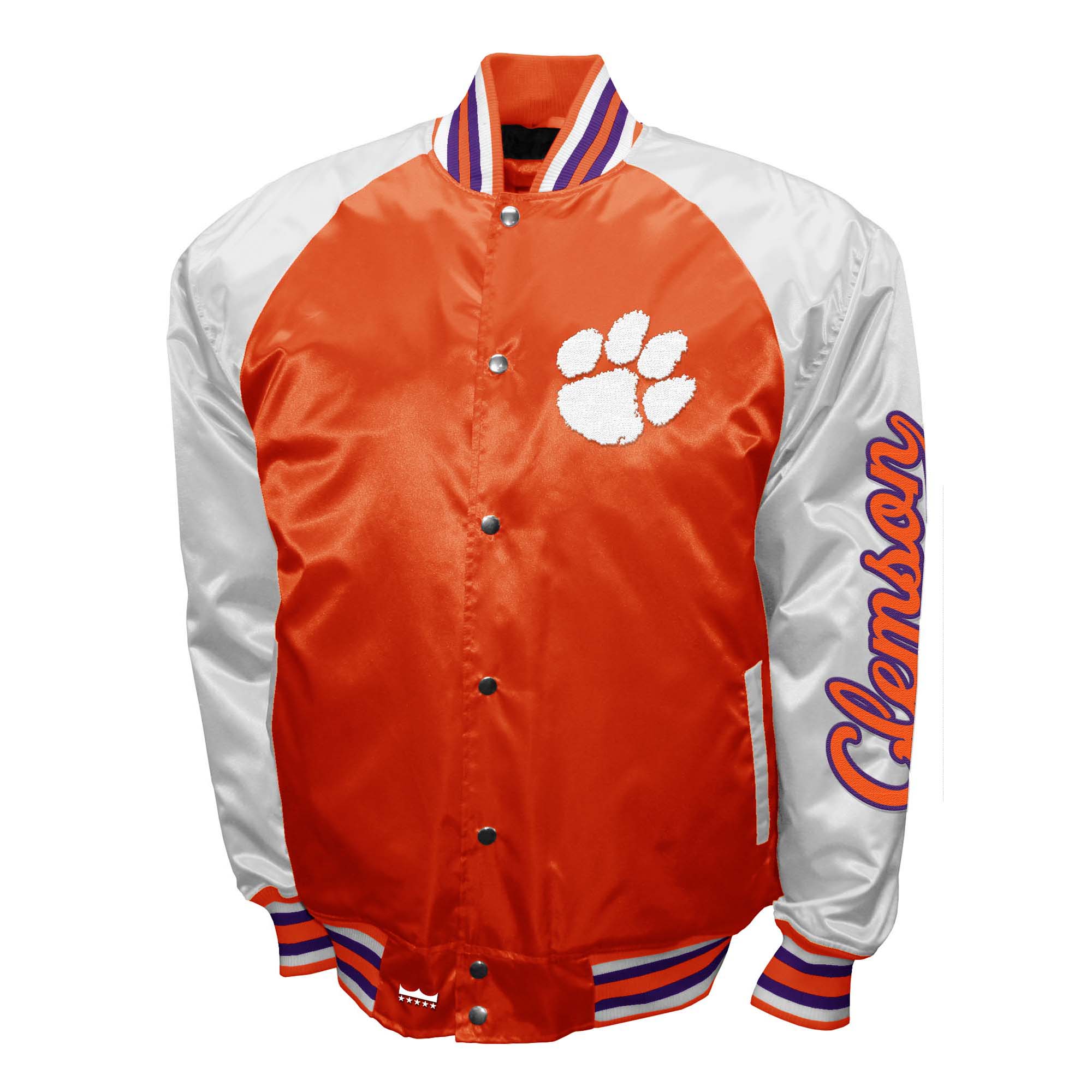 Franchise Club Mens NCAA The Game Satin Jacket - Picture 8 of 45