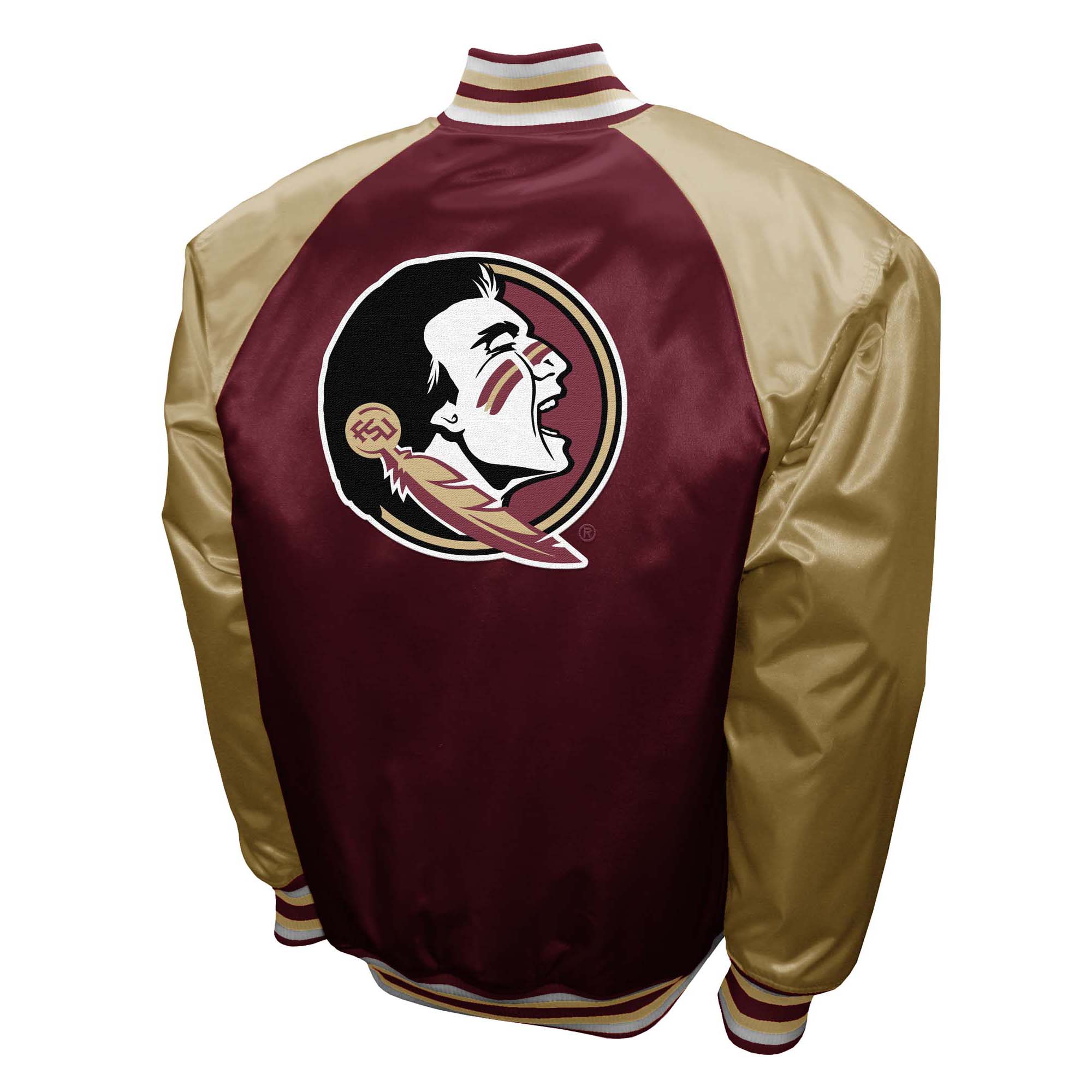 Franchise Club Mens NCAA The Game Satin Jacket - Picture 13 of 45