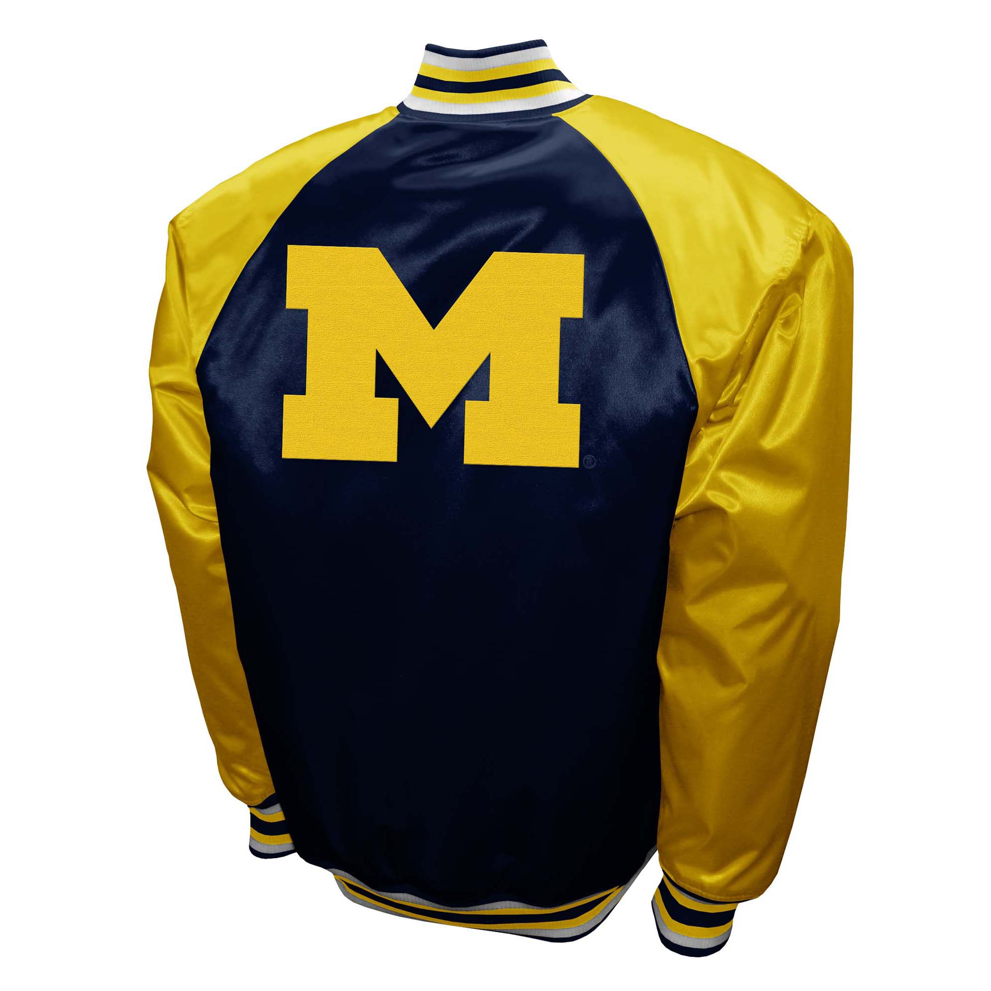 Franchise Club Mens NCAA The Game Satin Jacket - Picture 25 of 45