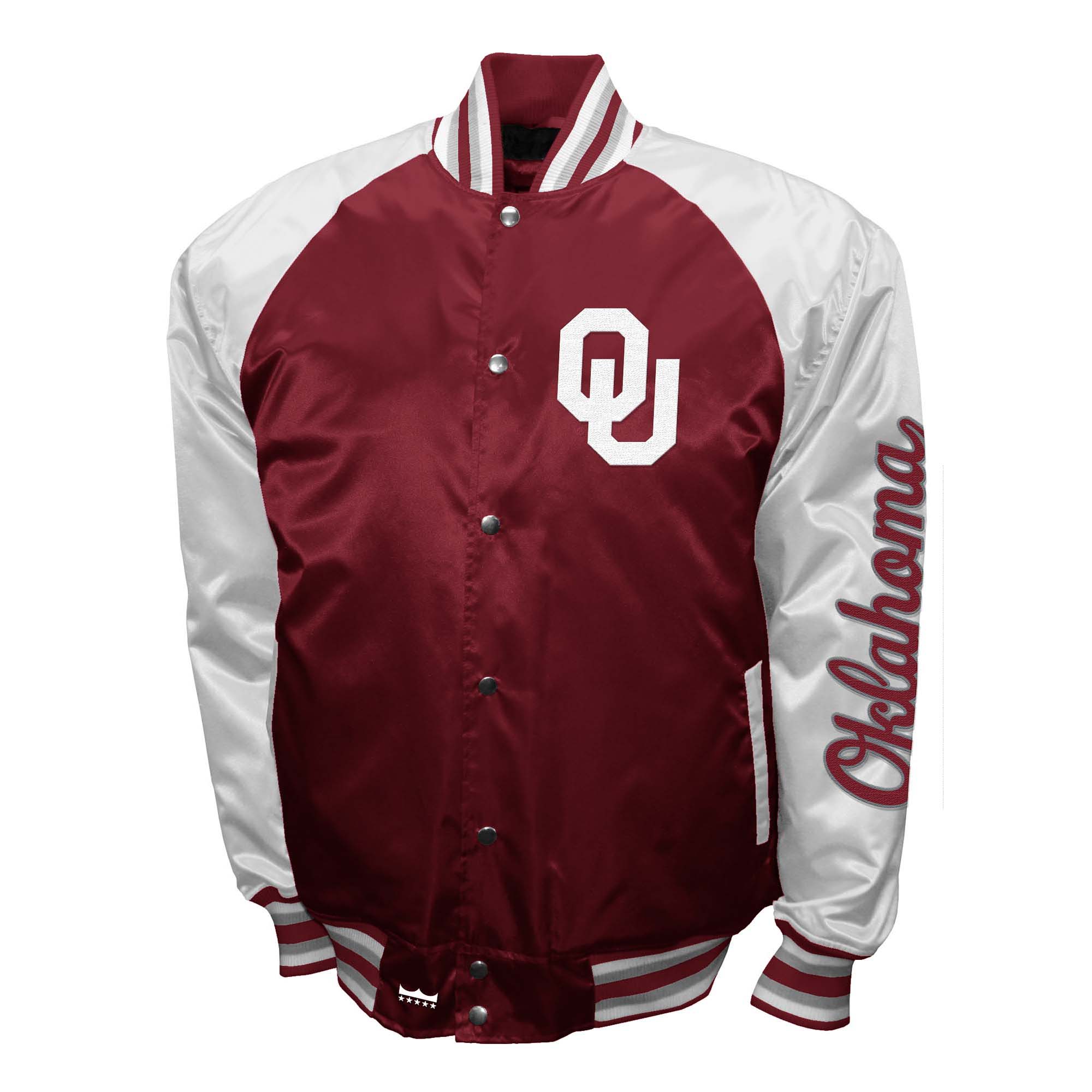 Franchise Club Mens NCAA The Game Satin Jacket - Picture 28 of 45