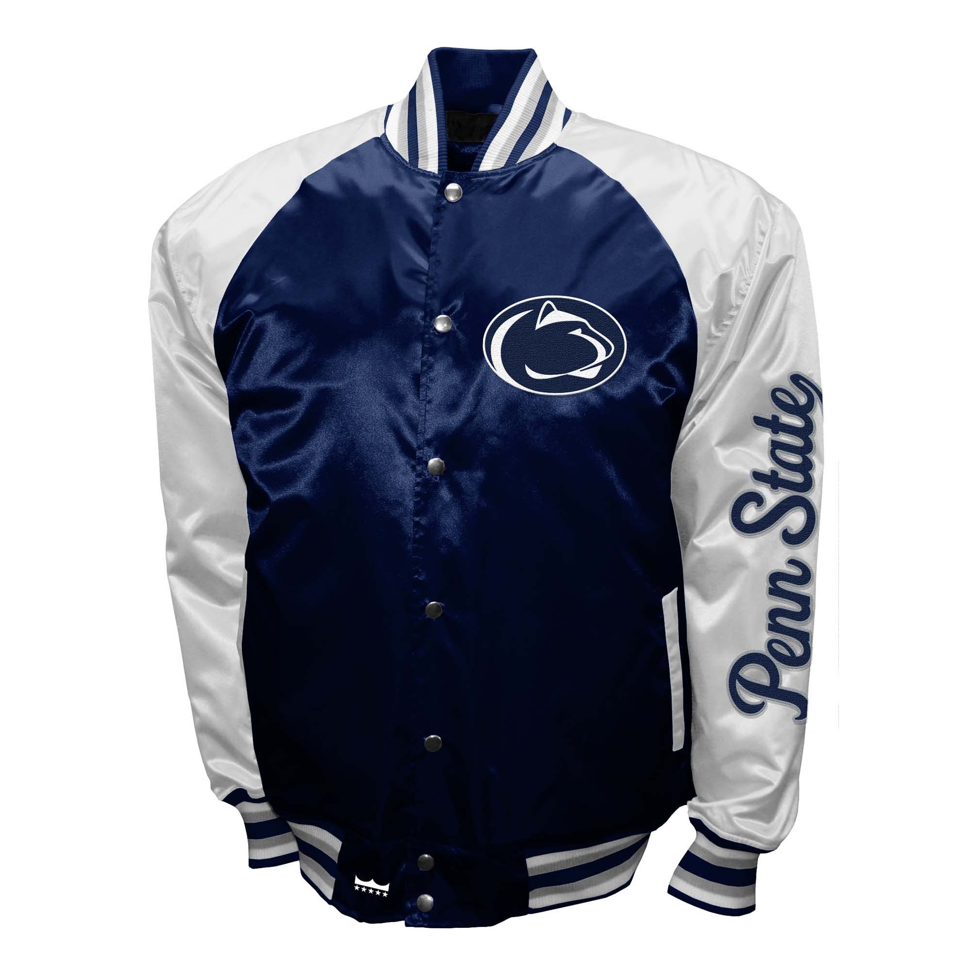 Franchise Club Mens NCAA The Game Satin Jacket - Picture 32 of 45