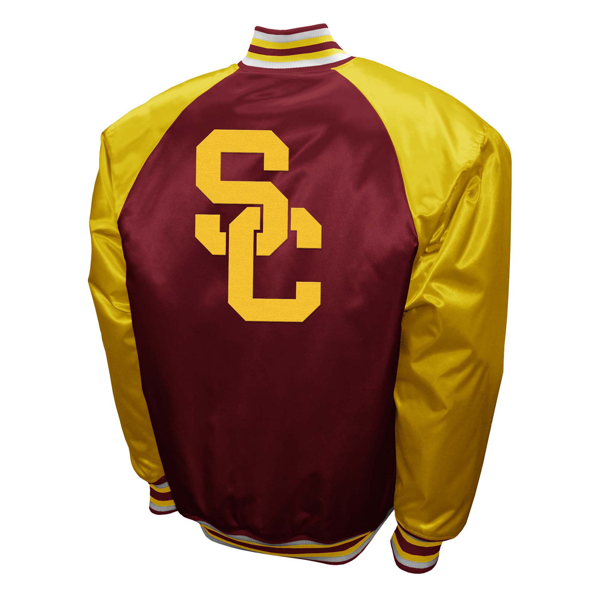 Franchise Club Mens NCAA The Game Satin Jacket - Picture 35 of 45
