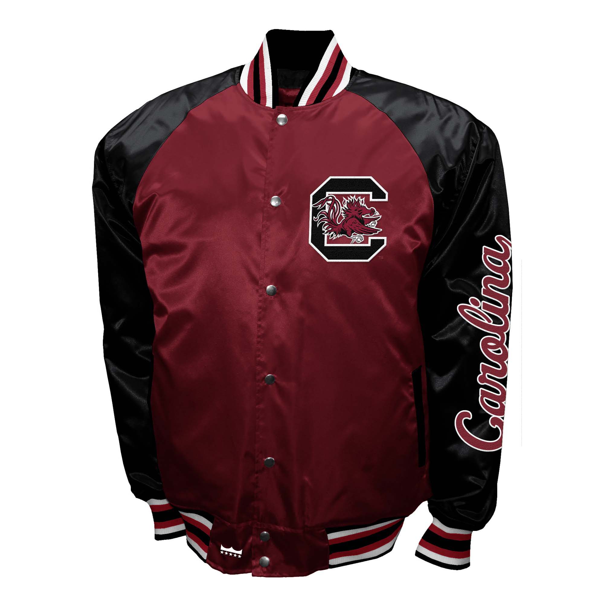 Franchise Club Mens NCAA The Game Satin Jacket - Picture 42 of 45