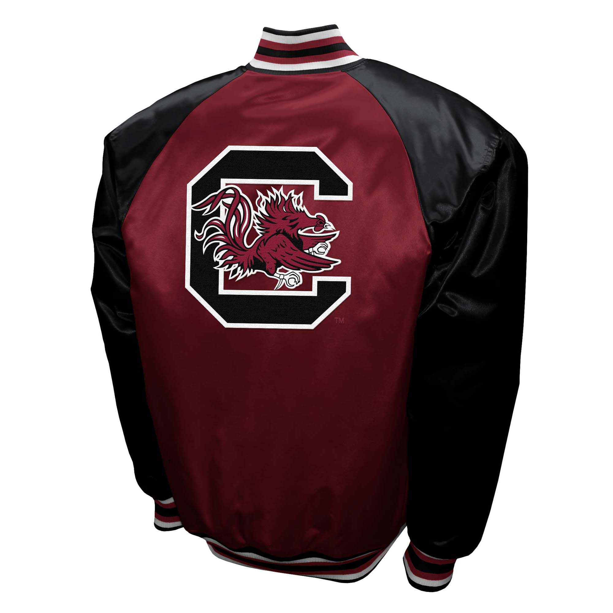 Franchise Club Mens NCAA The Game Satin Jacket - Picture 43 of 45