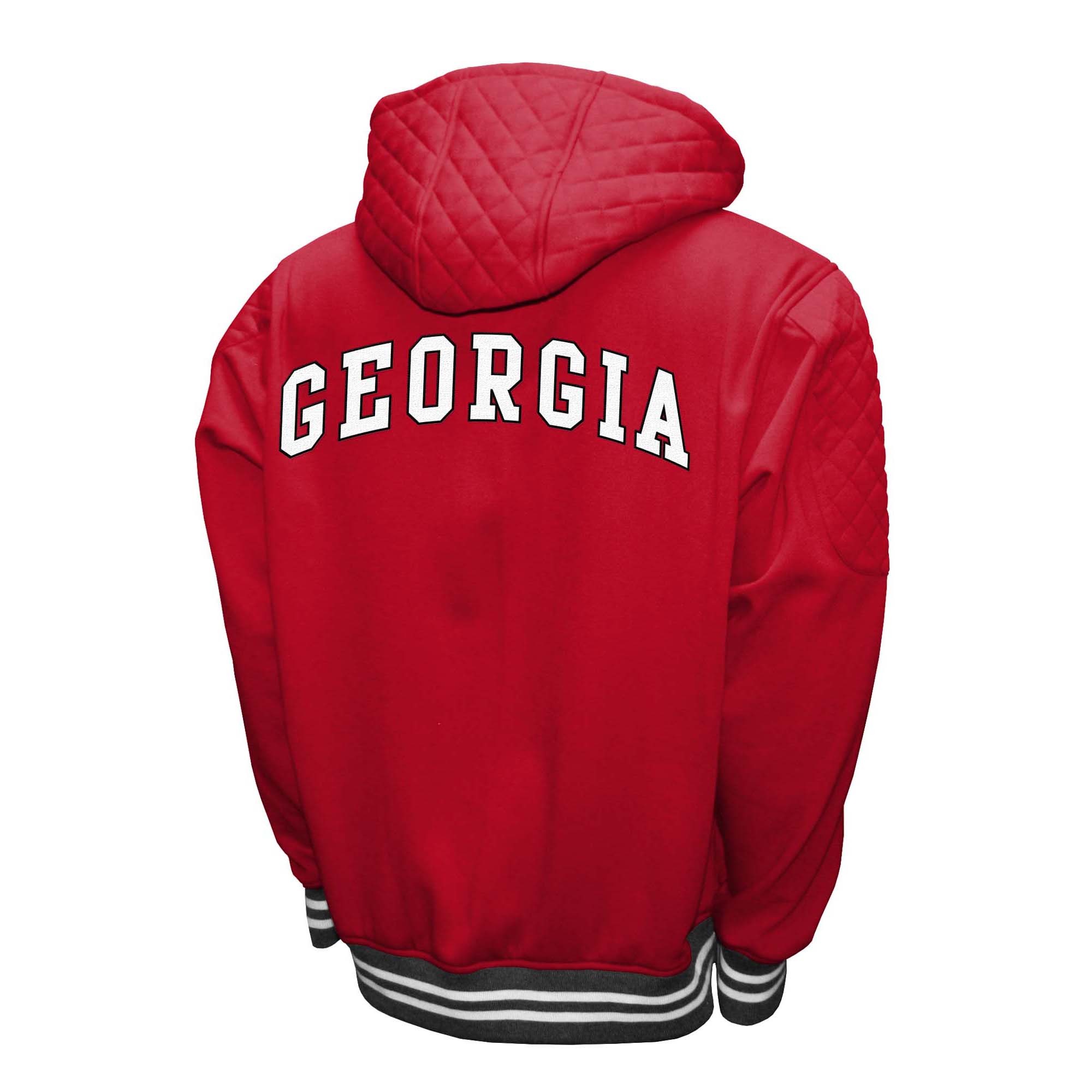 Franchise Club Mens NCAA Teams The Grind Hoodie Style Jacket - Picture 7 of 23