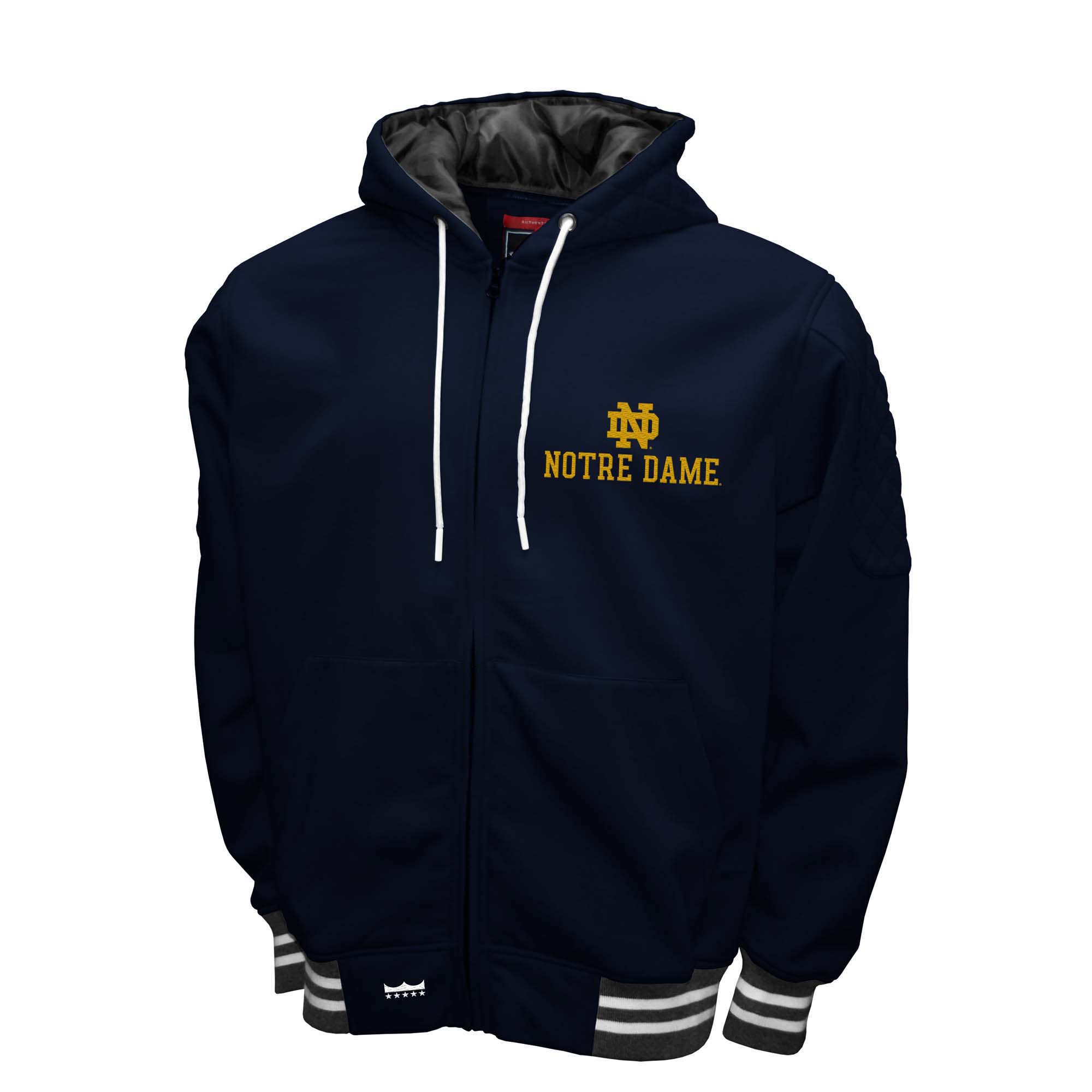 Franchise Club Mens NCAA Teams The Grind Hoodie Style Jacket - Picture 12 of 23