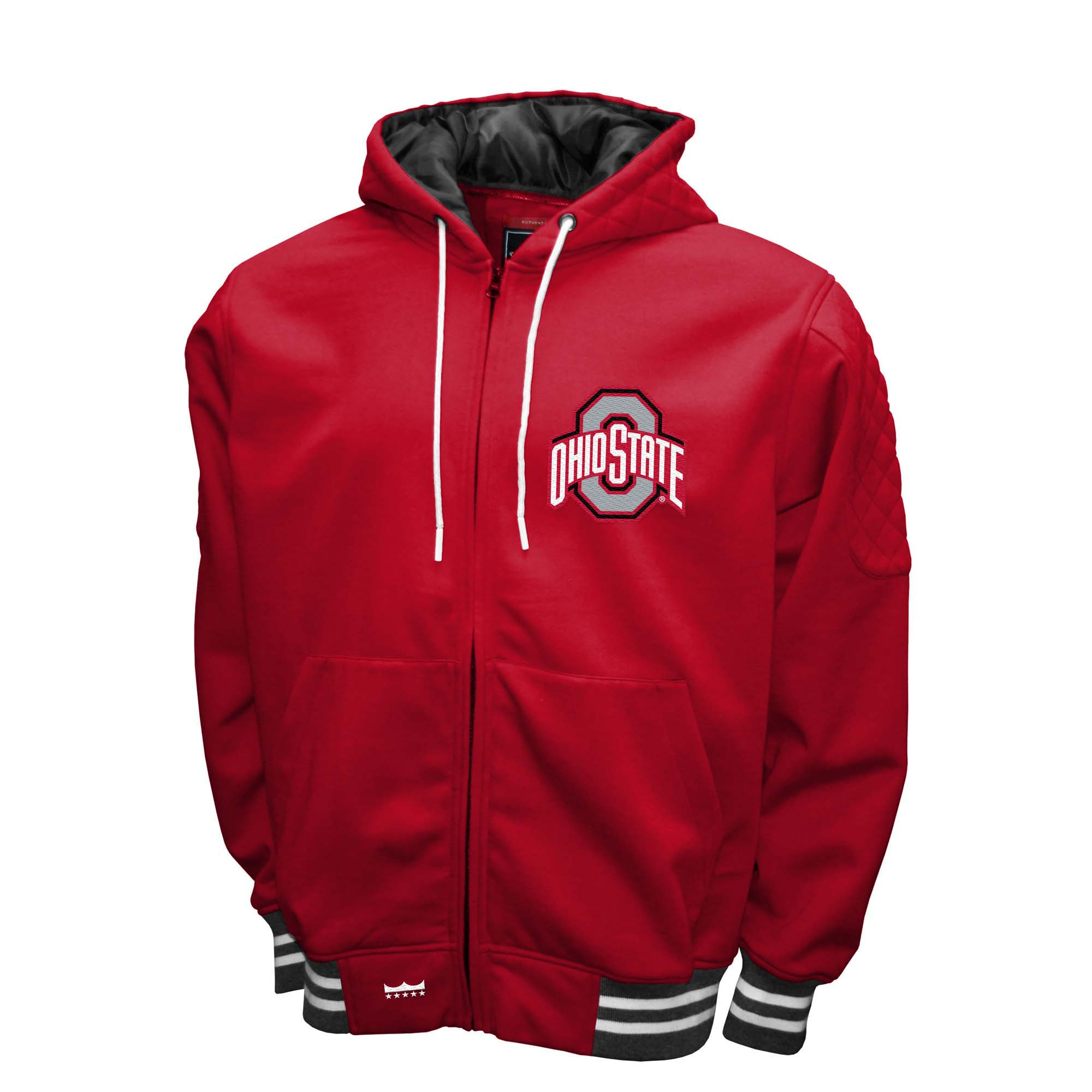 Franchise Club Mens NCAA Teams The Grind Hoodie Style Jacket - Picture 16 of 23