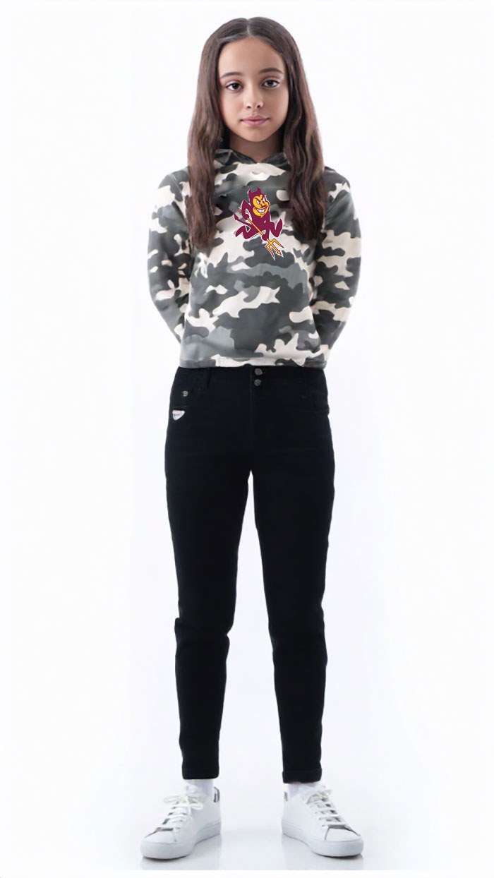 Wes and Willy Kid and Toddler NCAA Camo Long Sleeve Hooded T-Shirt - Picture 48 of 55