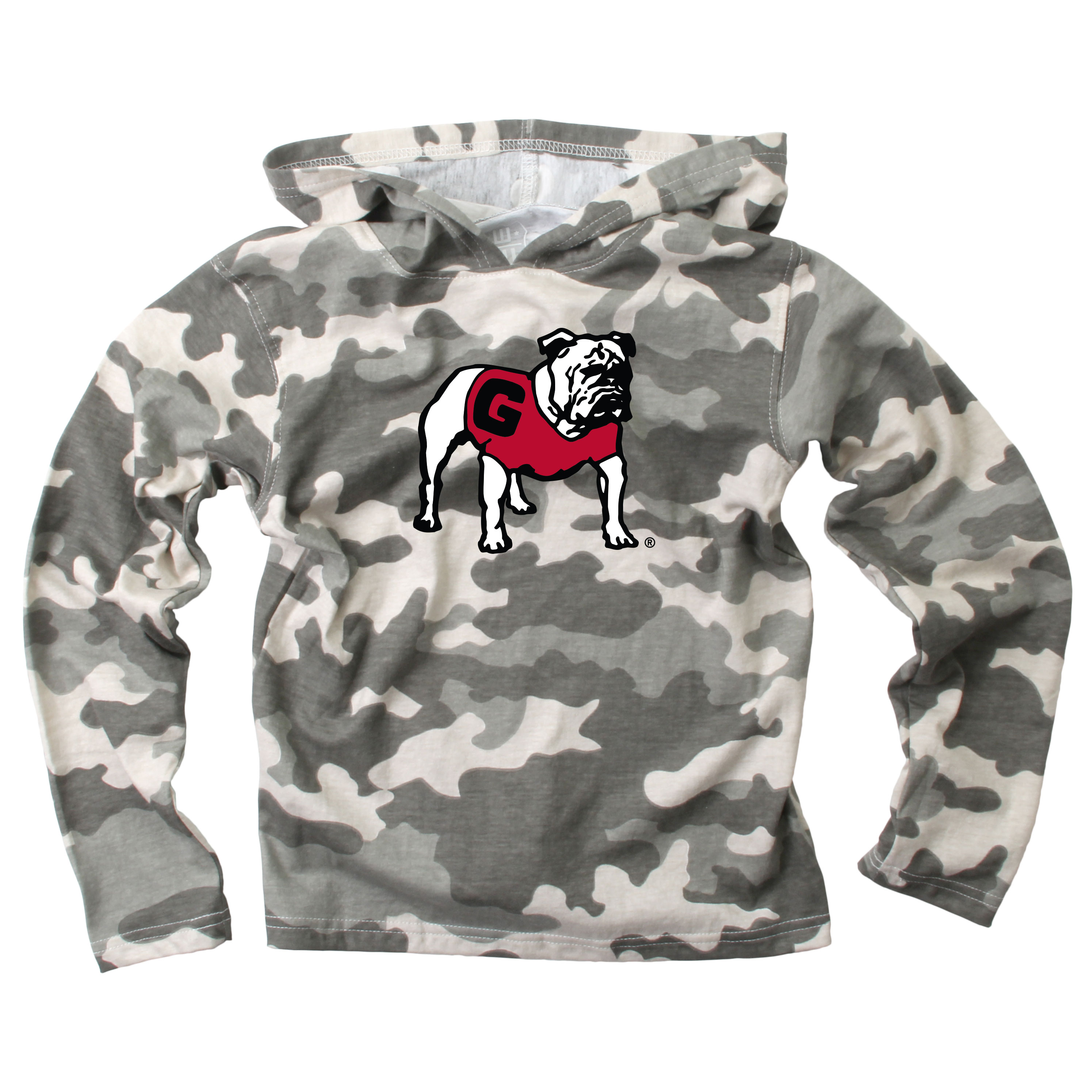 Wes and Willy Kid and Toddler NCAA Camo Long Sleeve Hooded T-Shirt - Picture 20 of 55