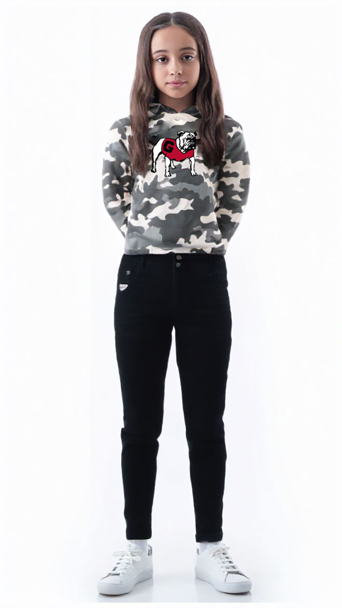 Wes and Willy Kid and Toddler NCAA Camo Long Sleeve Hooded T-Shirt - Picture 22 of 55
