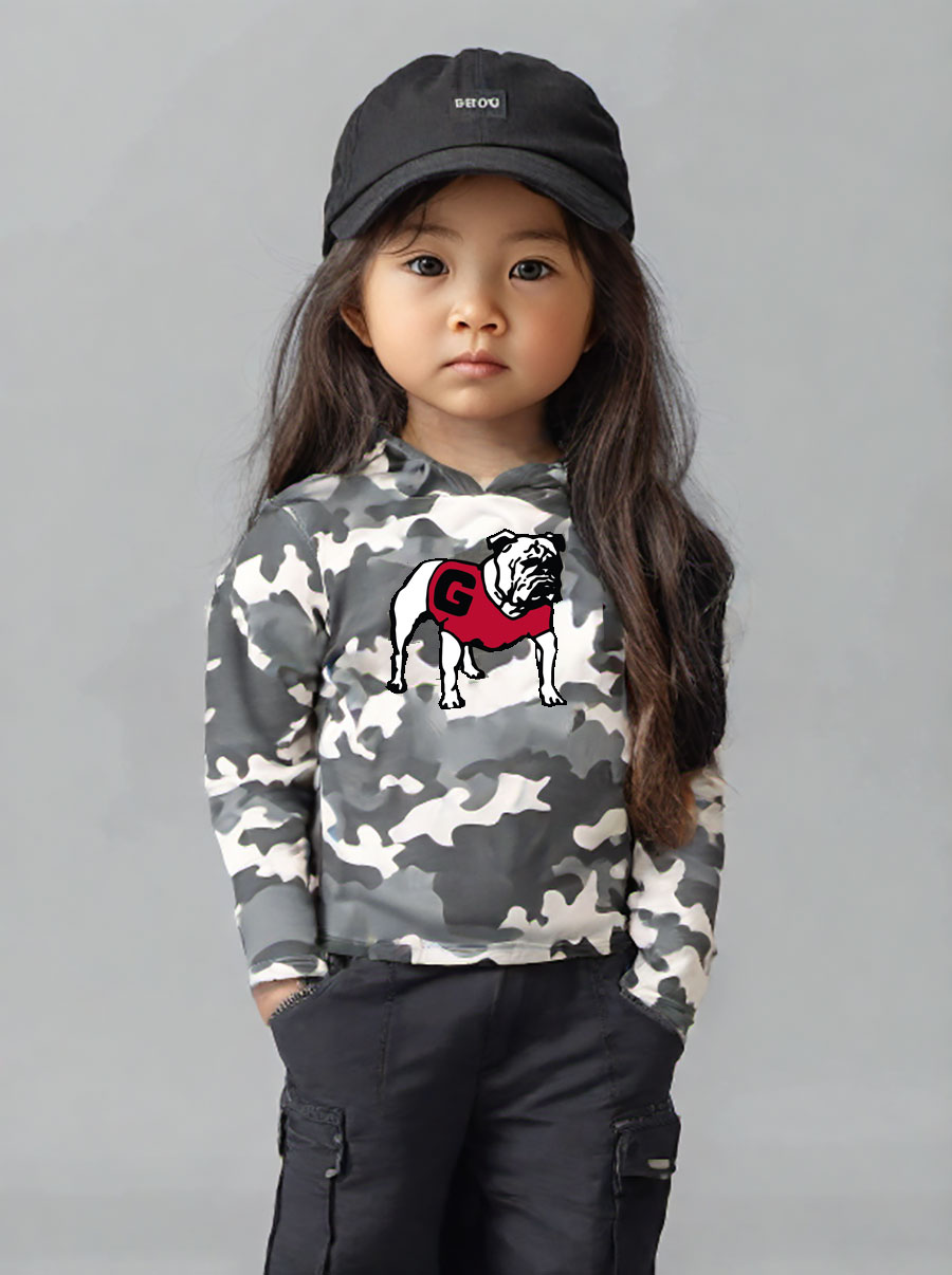 Wes and Willy Kid and Toddler NCAA Camo Long Sleeve Hooded T-Shirt - Picture 24 of 55