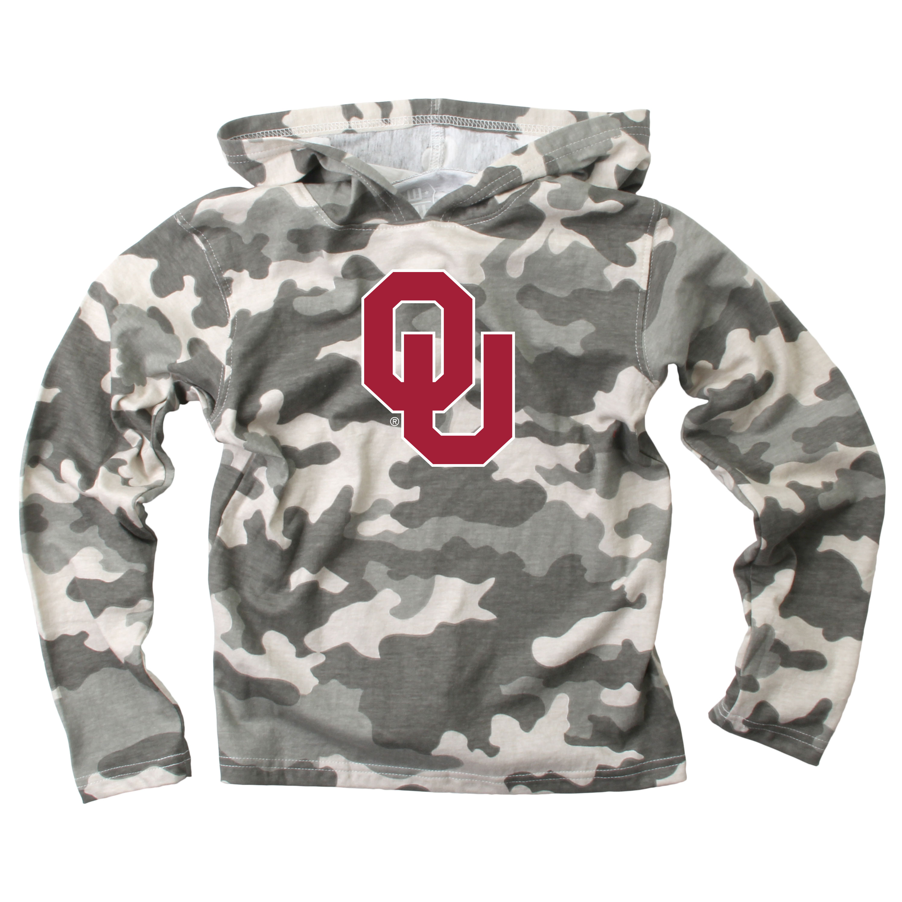 Wes and Willy Kid and Toddler NCAA Camo Long Sleeve Hooded T-Shirt - Picture 42 of 55