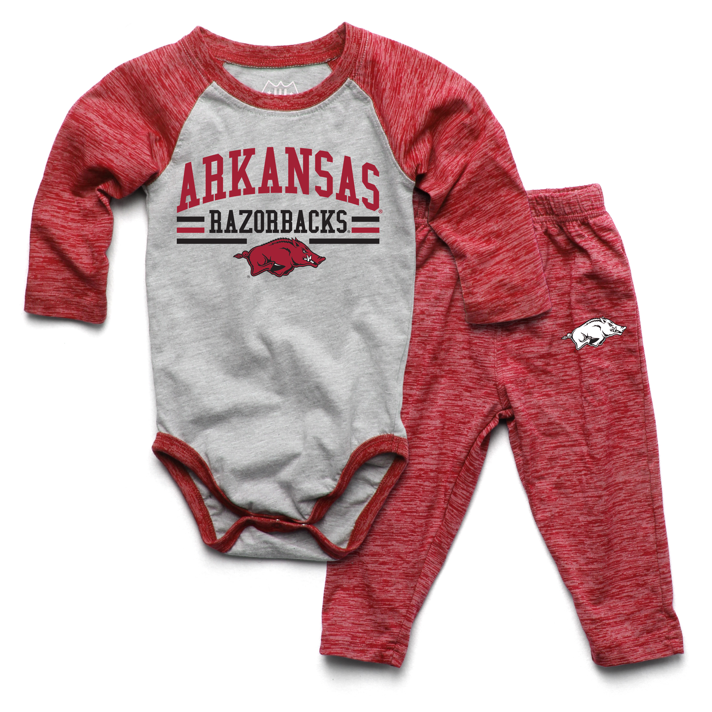 Wes and Willy Baby College Long Sleeve One Piece and Pant Set - Picture 7 of 70
